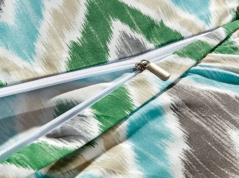 Back. Bibb Home - Bibb Home 4 pc Duvet & Down Alternative Comforter Set - Darcy.