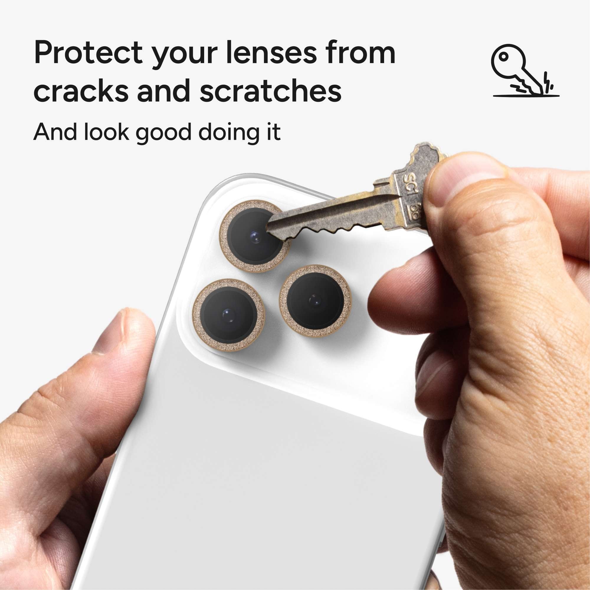 Protect your lenses from cracks and scratches
And look good doing it