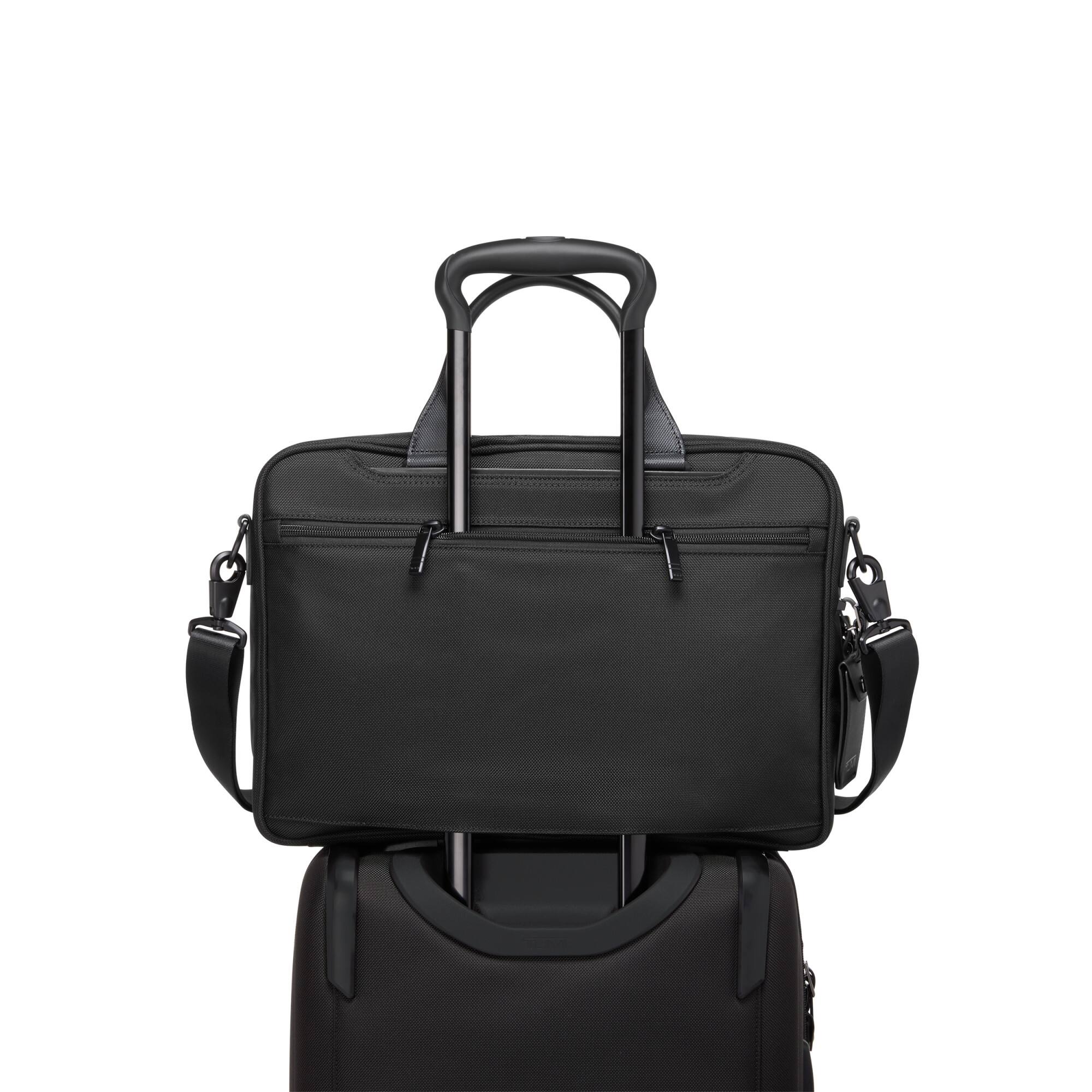 Back. TUMI - Alpha Medium Briefcase - Black.