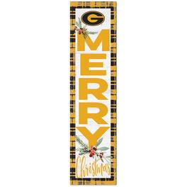 Jardine - Grambling Tigers 12'' x 48'' Outdoor Christmas Leaner - White