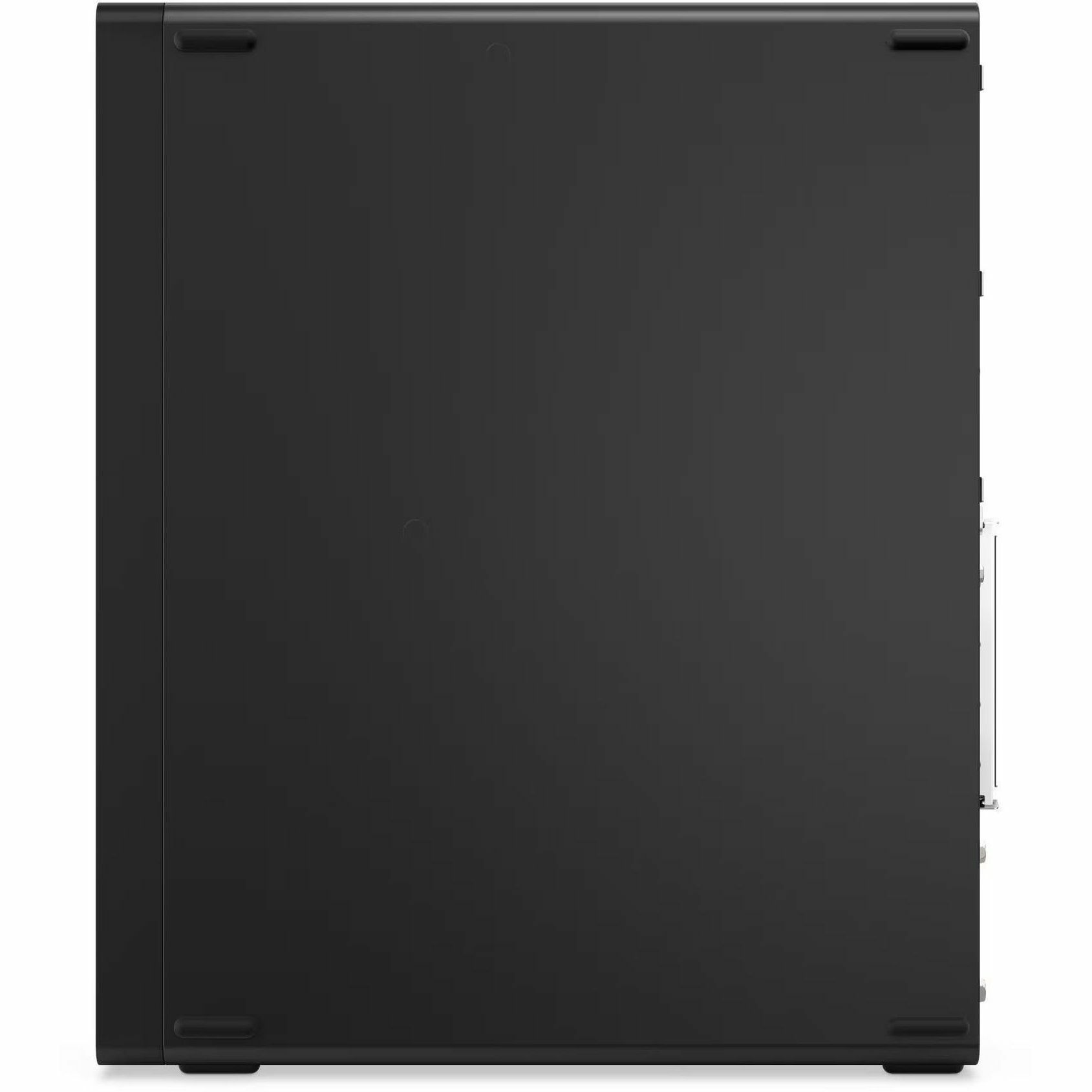 Alt View 8. Lenovo - Lenovo ThinkCentre M70s Gen 6 12YQ0022US Desktop Computer - Intel Core Ultra 7 2nd Gen 265 - vPro Technology - 32 GB - Black.