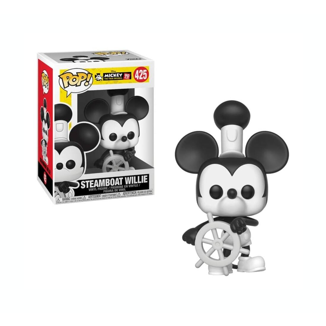 POP! by Mickey 925 425 Steamboat Willie en Vinyl / Figurine / Figura de Vinil