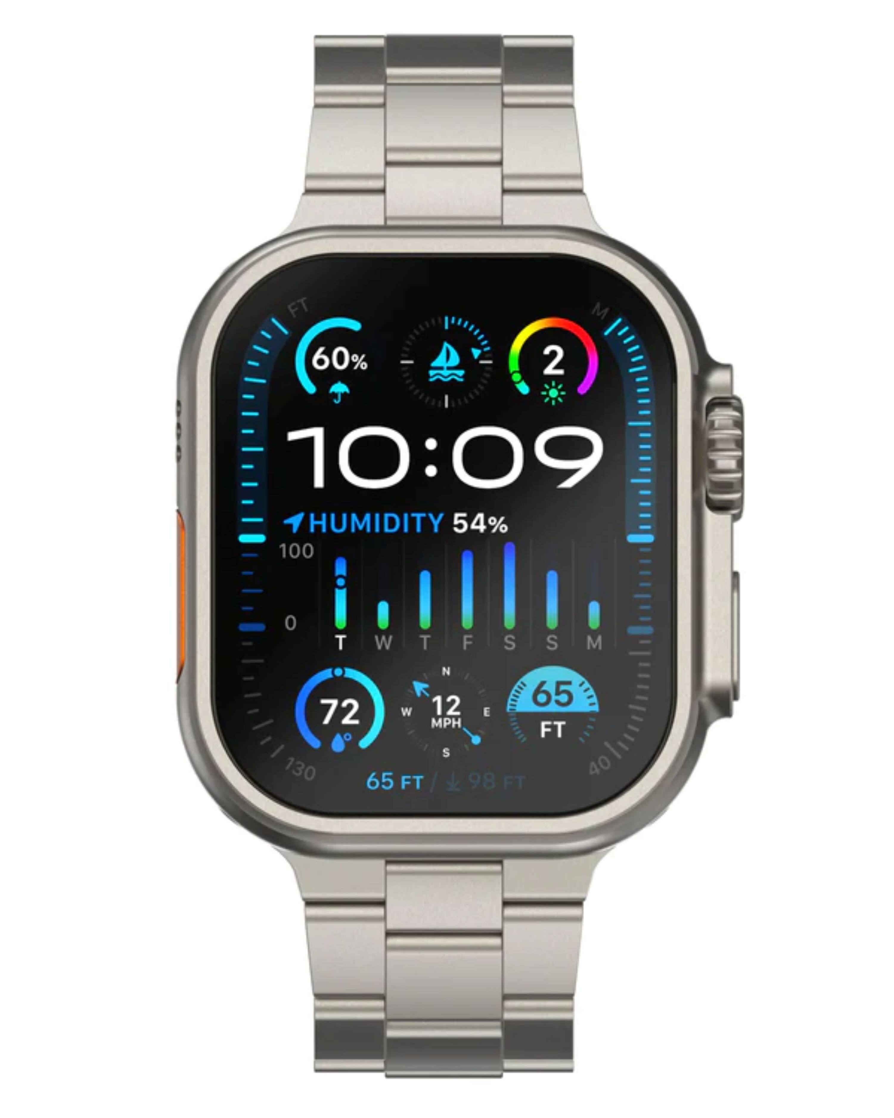 Sure, here is the corrected and grouped text from the image:

- **Time:** 10:09
- **Humidity:** 54%
- **Temperature:** 72°F
- **Wind Speed:** 65 MPH
- **Visibility:** 98 FT
- **Forecast:**
  - **T:** 65°F
  - **W:** 65°F
  - **T:** 65°F
  - **F:** 65°F
  - **S:** 65°F
  - **S:** 65°F
  - **M:** 65°F
- **Wind Direction:** 130°
- **Pressure:** 1000 MB
- **UV Index:** 2
- **Moon Phase:** 60%
- **Date:** 2 (presumably the day of the month)