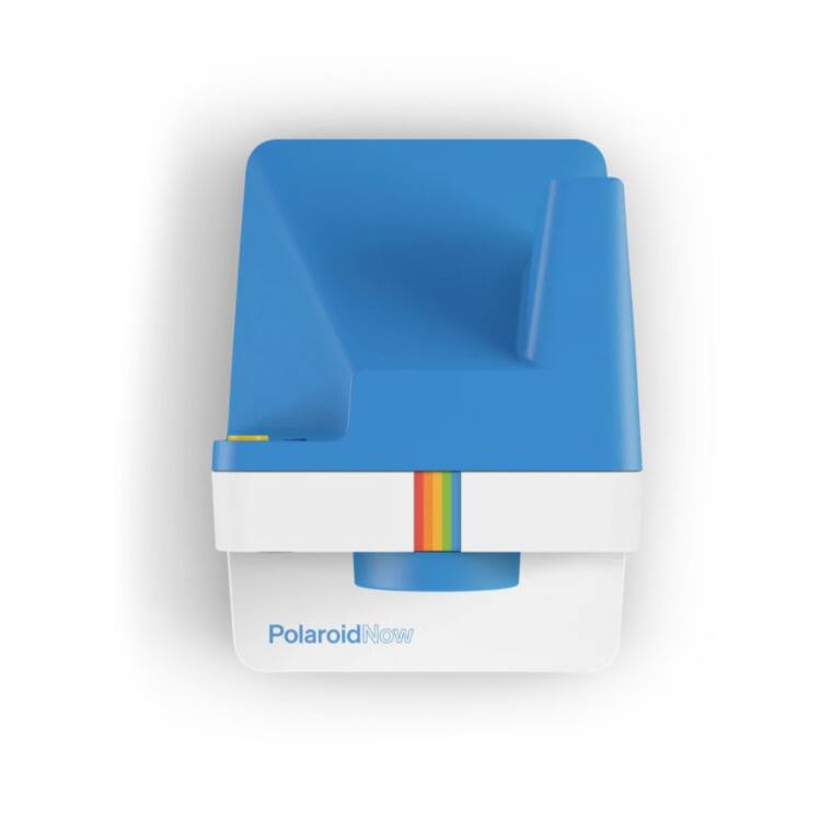 Left. Polaroid Originals - Polaroid Originals Now Viewfinder i-Type Instant Camera (Blue) Film Bundle.