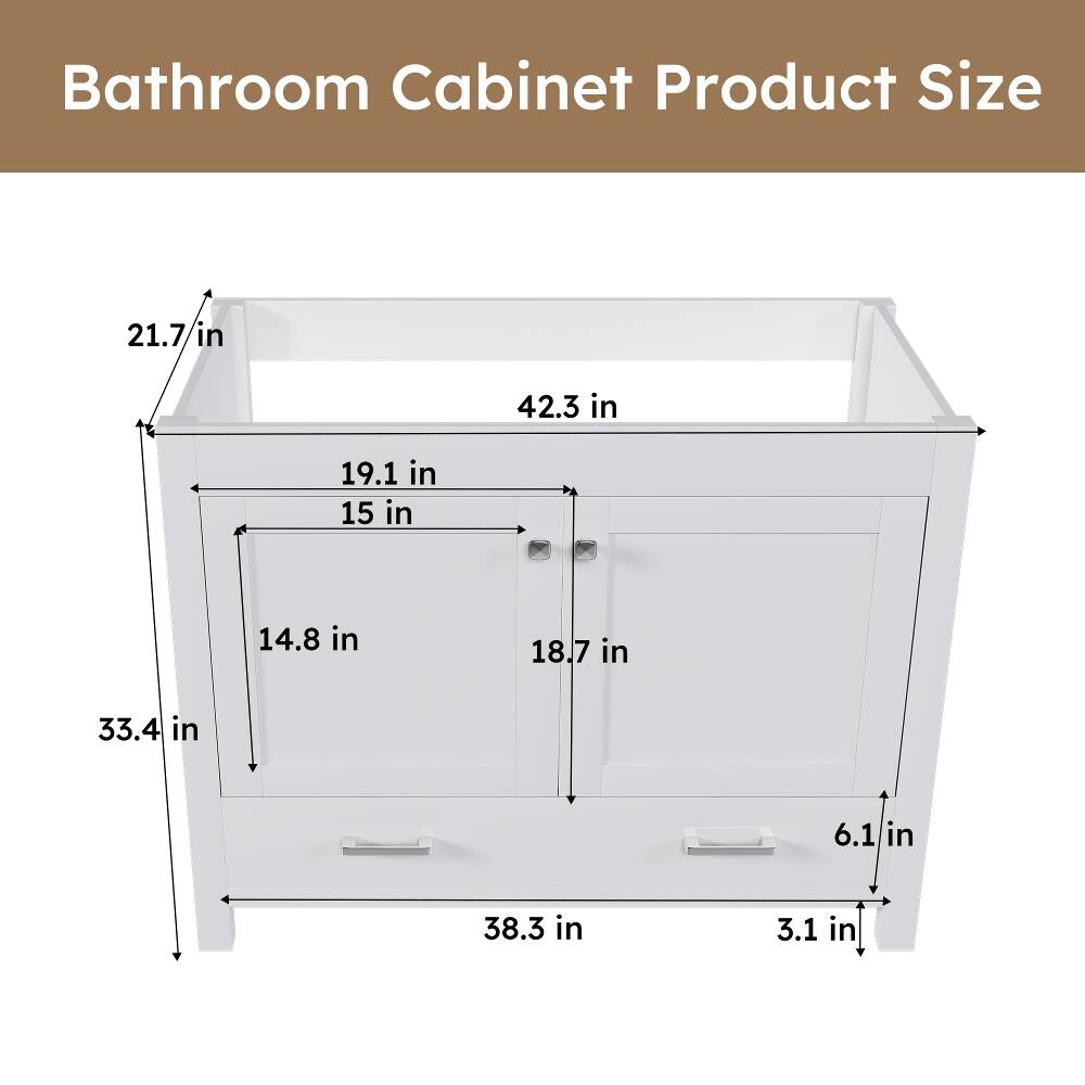 Bathroom Cabinet Product Size

21.7 in  
42.3 in  
19.1 in  
15 in  
14.8 in  
18.7 in  
33.4 in  
6.1 in  
38.3 in  
3.1 in