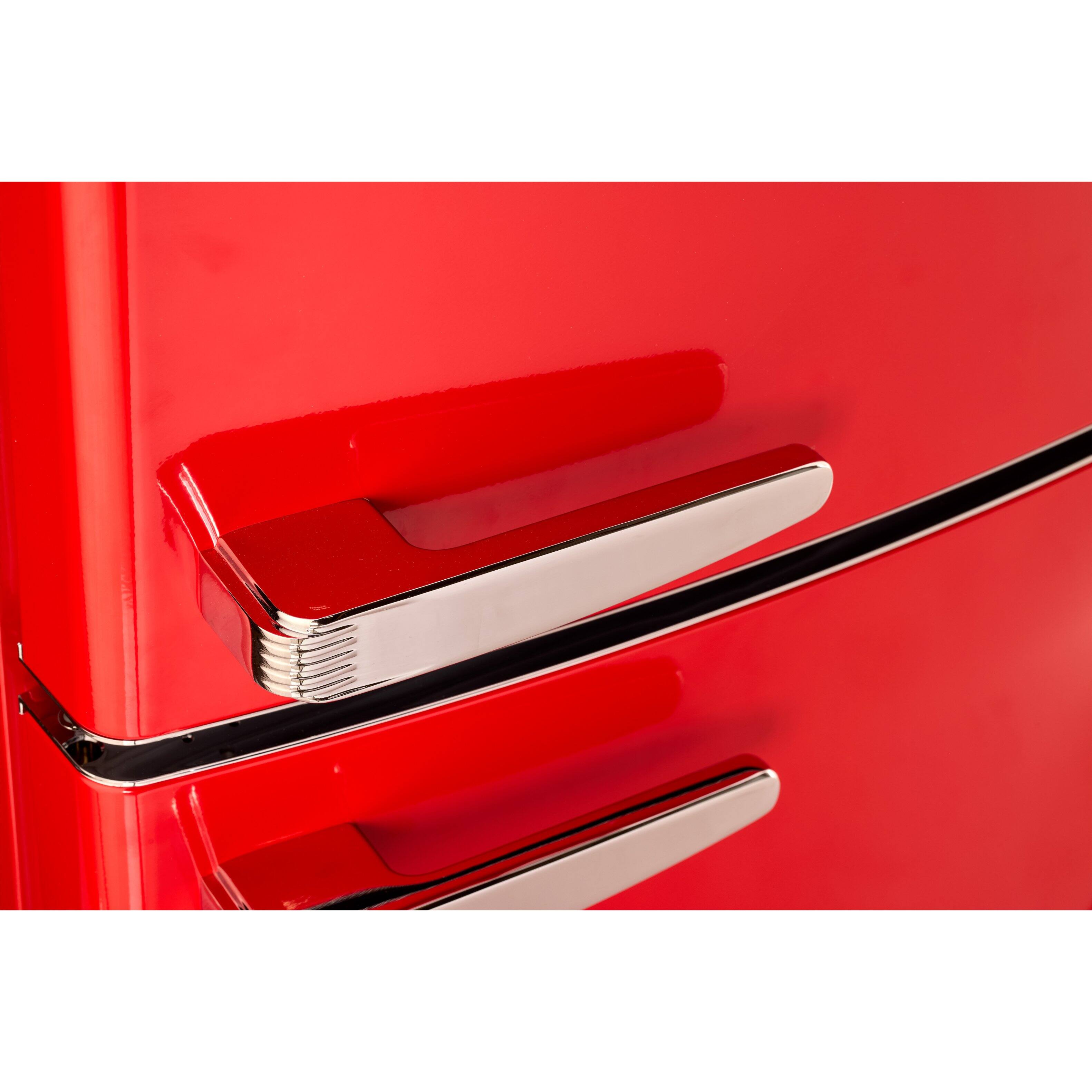 Alt View 9. Unique Appliances - 28 in. Wide Classic Retro 16.7 cu.ft Bottom Freezer Counter Depth Refrigerator - Candy Apple Red.