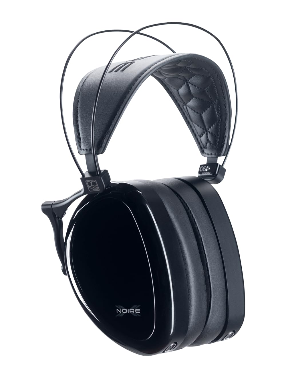 Dan Clark Audio - Refurbished Excellent - Noire X Planar Closed Back Portable Audiophile Headphones with 2m Dummer 3.5mm/1/4-inch Cable (Black)