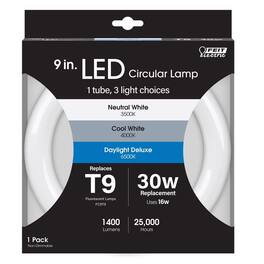 FEIT ELECTRIC - T9 4-Pin LED Tube Light Color Changing 30 Watt Equivalence 1 pk