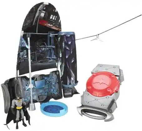Front. Mattel - Batman Power Key Batcave Playset - Transforms - Includes Figure - Multi.