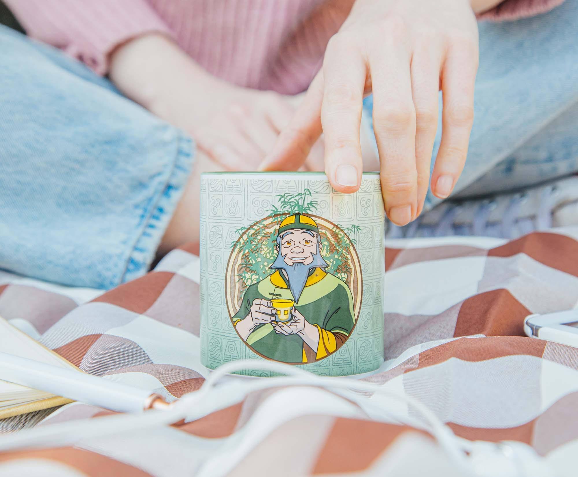 Alt View 5. Silver Buffalo - Avatar: The Last Airbender Uncle Iroh Asian Ceramic Tea Cup | Holds 9 Ounces - Green.