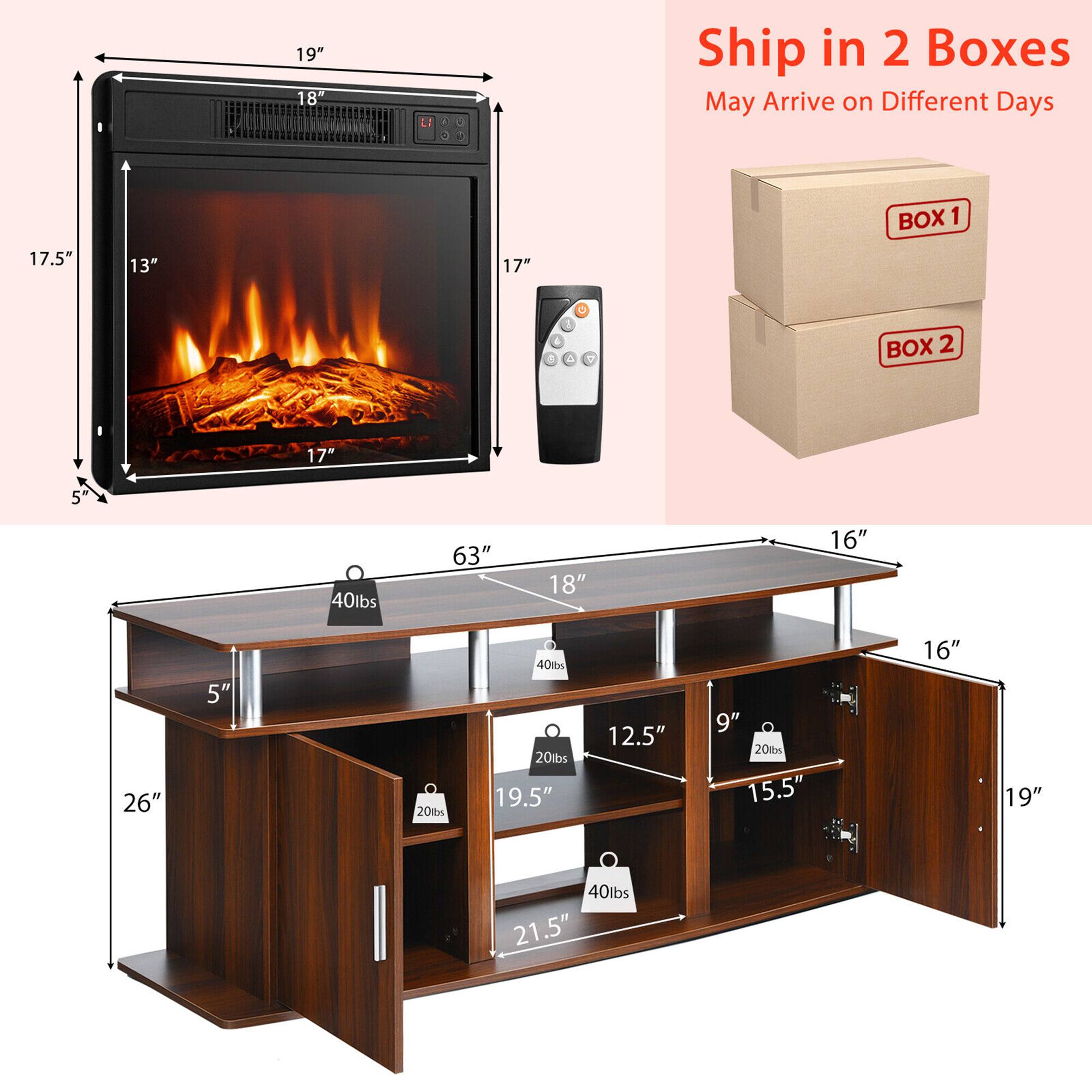 Ship in 2 Boxes, May Arrive on Different Days, BOX 1, BOX 2, 19", 18", 17.5", 13", 17", 5", 40lbs, 63", 18", 16", 26", 5", 20lbs, 40lbs, 19.5", 12.5", 9", 20lbs, 15.5", 16", 19", 40lbs, 21.5"