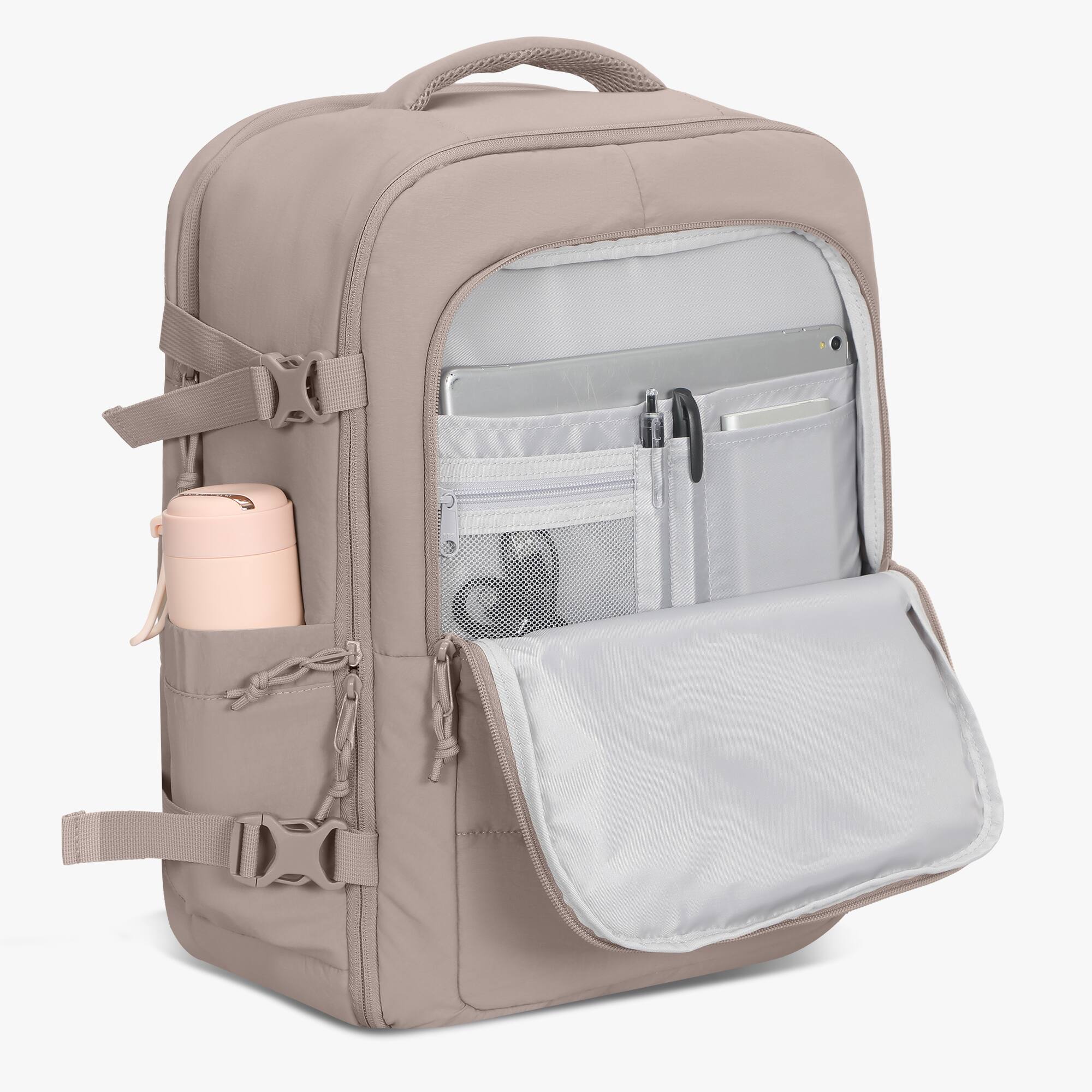 Alt View 2. Hynes Eagle - Commuter Travel Backpack - Khaki.
