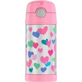 Thermos - 12 oz. Kid's Funtainer Insulated Water Bottle - Watercolor Hearts