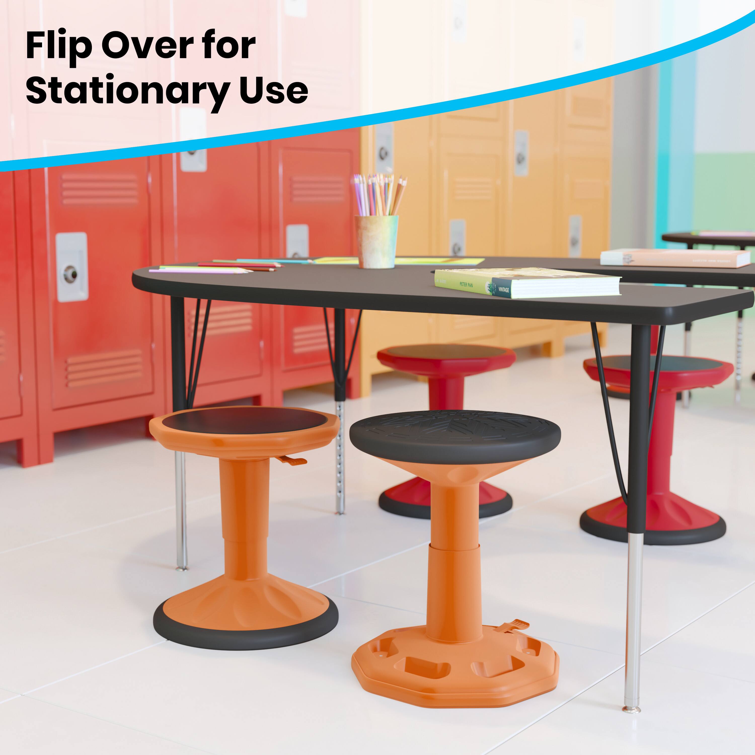 Flip Over for Stationary Use