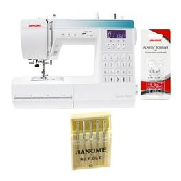 Janome - 780DC Sewing Machine Bundle: 80/12 Stitches 3 BH, 50 Bobbins and Needles