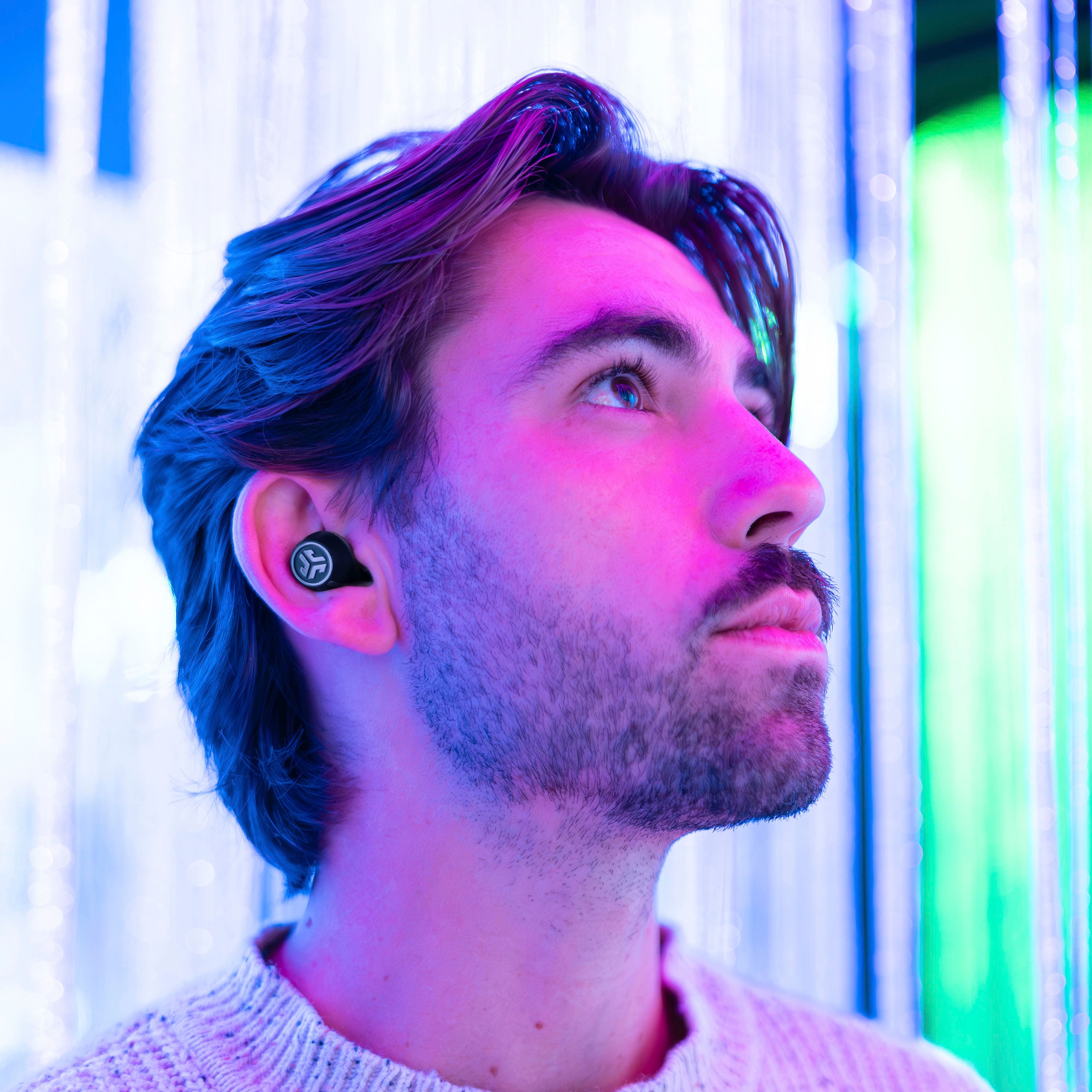 Alt View 26. JLab - Epic Lab Edition True Wireless Earbuds - Black.