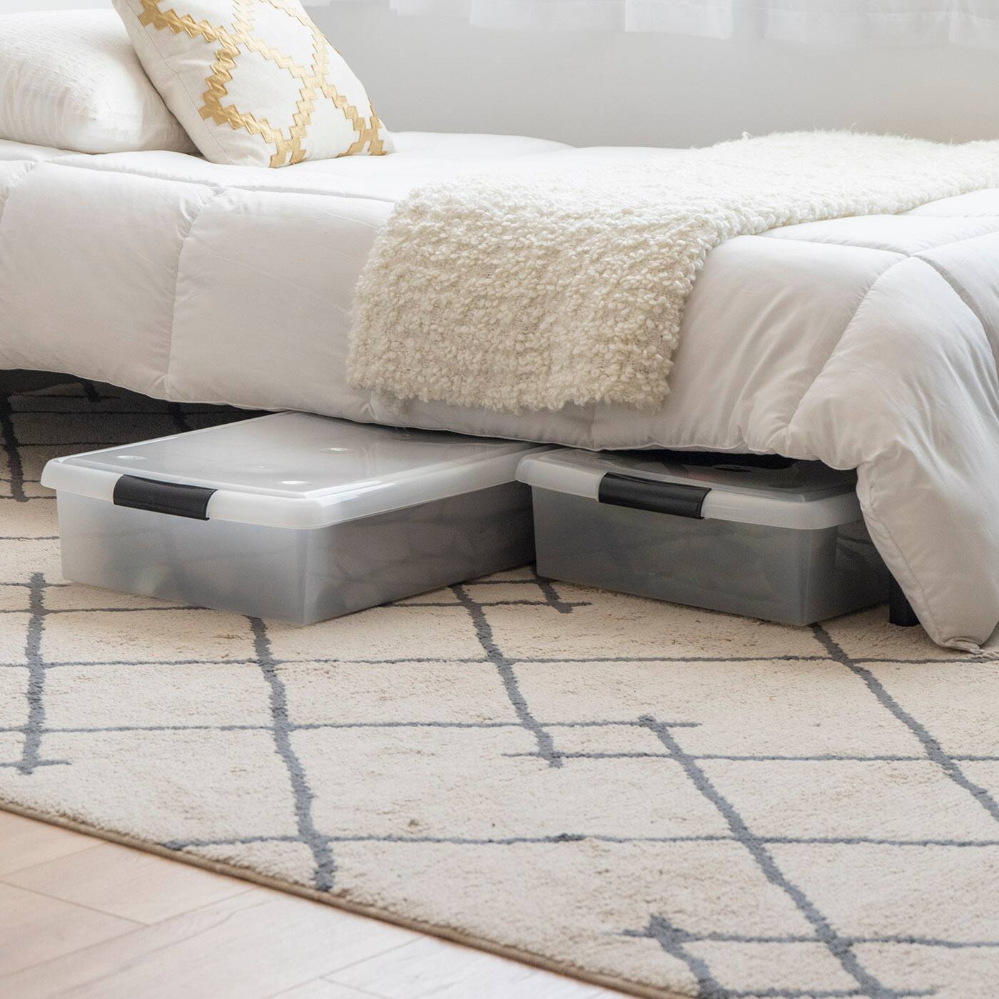 IRIS USA Plastic Under Bed Storage Containers - Best Buy