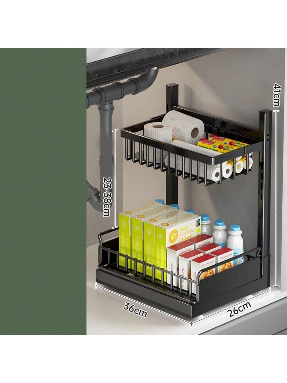 41cm  
23-38cm  
36cm  
26cm