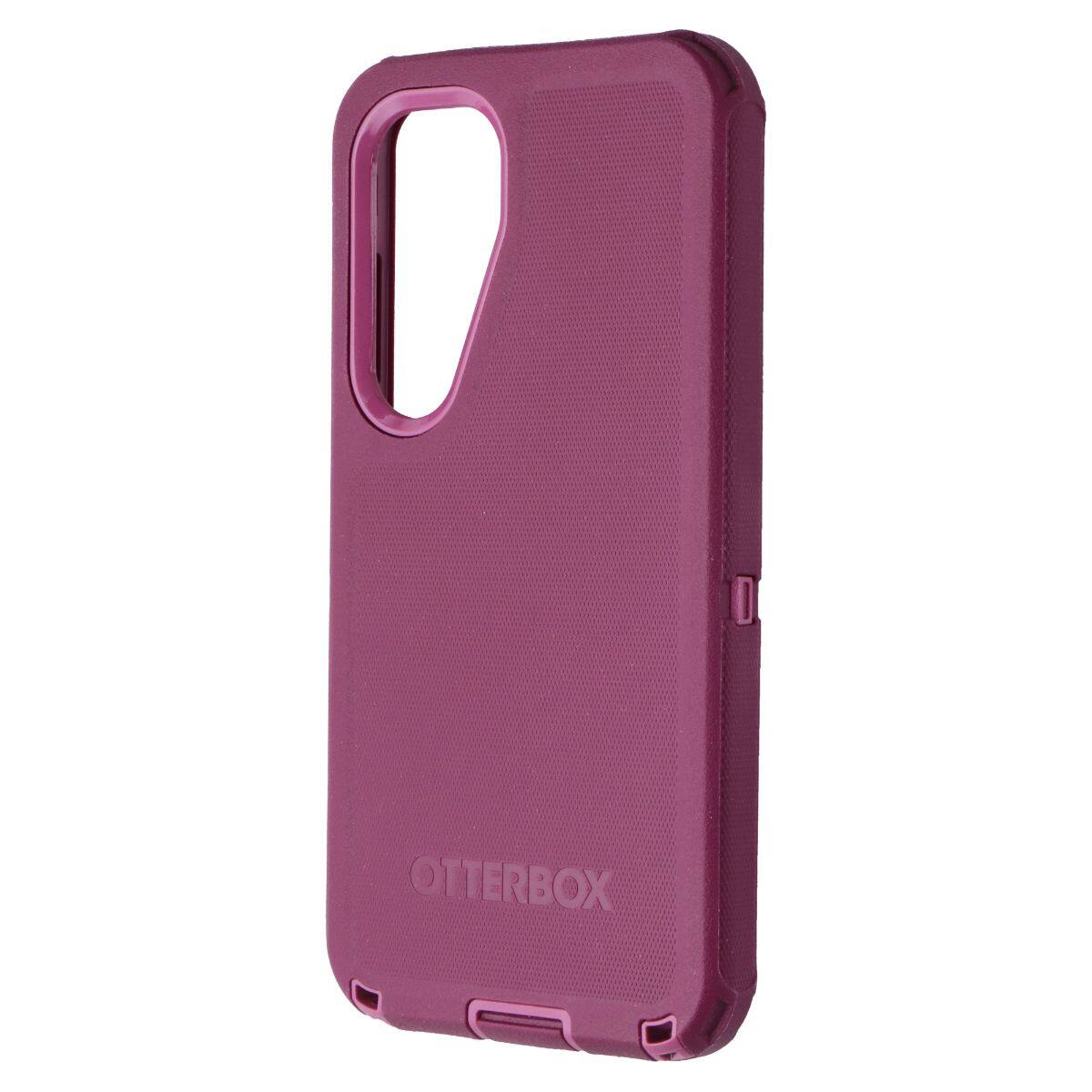 Front. OtterBox - OtterBox Defender Pro Series Case for Samsung Galaxy S25/S24 - Foxberry (Pink) - Pink.