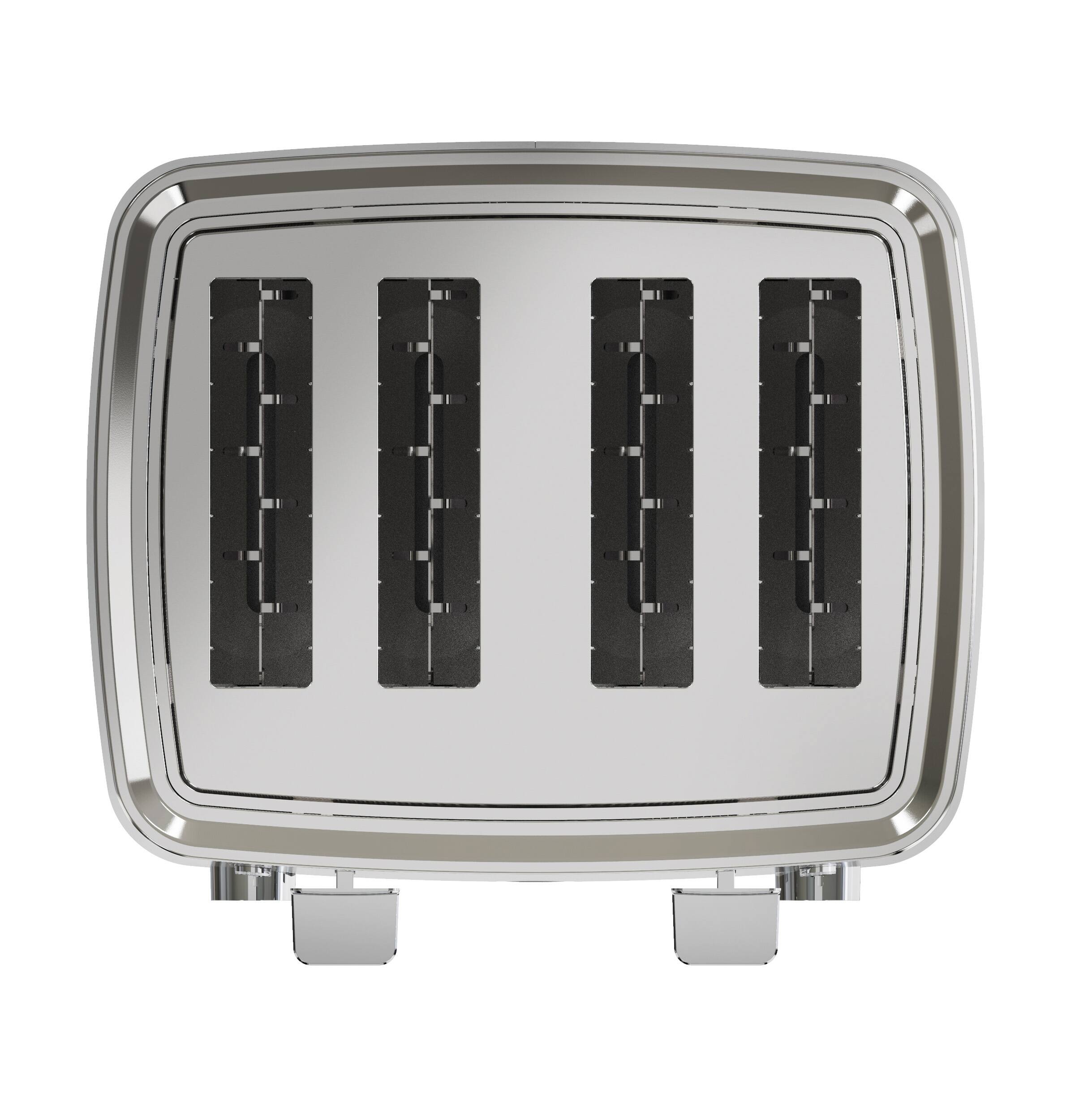 Alt View 13. GE - 4-Slice Toaster with 7 Shade Settings and Extra Wide Slots - Snow White.