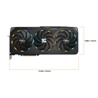 GIGABYTE NVIDIA GeForce RTX 5090 GAMING OC 32G GDDR7 PCI Express GIGABYTE NVIDIA GeForce RTX 5090 GAMING OC 32G GDDR7 PCI Express