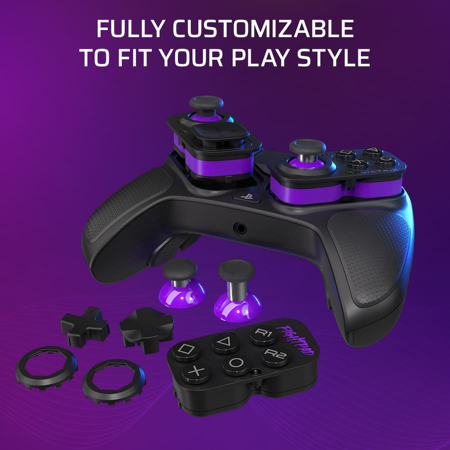 PDP Victrix Pro BFG Wireless Controller for PS5, PS4, and PC, Sony 3D  Audio, Modular Buttons/Clutch Triggers/Joystick Black 052-002-BK - Open Box  - Best Buy