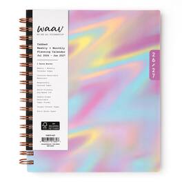 Blue Sky - WAAV 2026-2027 Weekly & Monthly Academic Planner, 7"x9", Junny