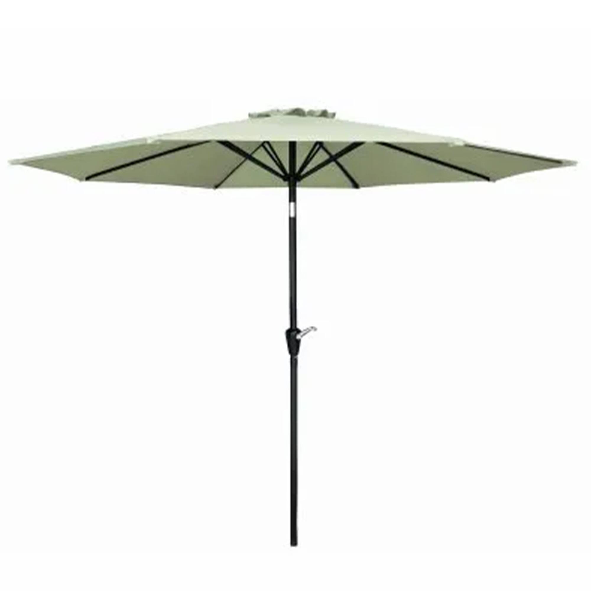 Alt View 1. Four Seasons Courtyard - Four Seasons Courtyard 9' Round Polyester Patio Market Umbrella, Seafoam Green - Seafoam Green.