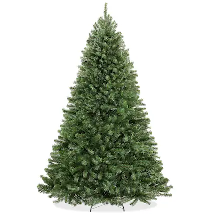 Front. Casafield - 7.5-ft Realistic Green Spruce Artificial Christmas Tree with Stand - Green.