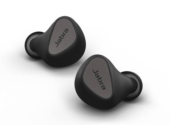Jabra Elite 5 True Wireless Hybrid Active Noise Cancelling In ear Headphones Titanium Black 100 99181000 02 Best Buy