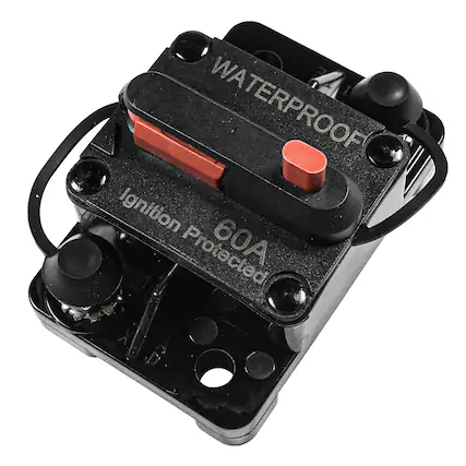 WATERPROOF
Ignition Protected
60A