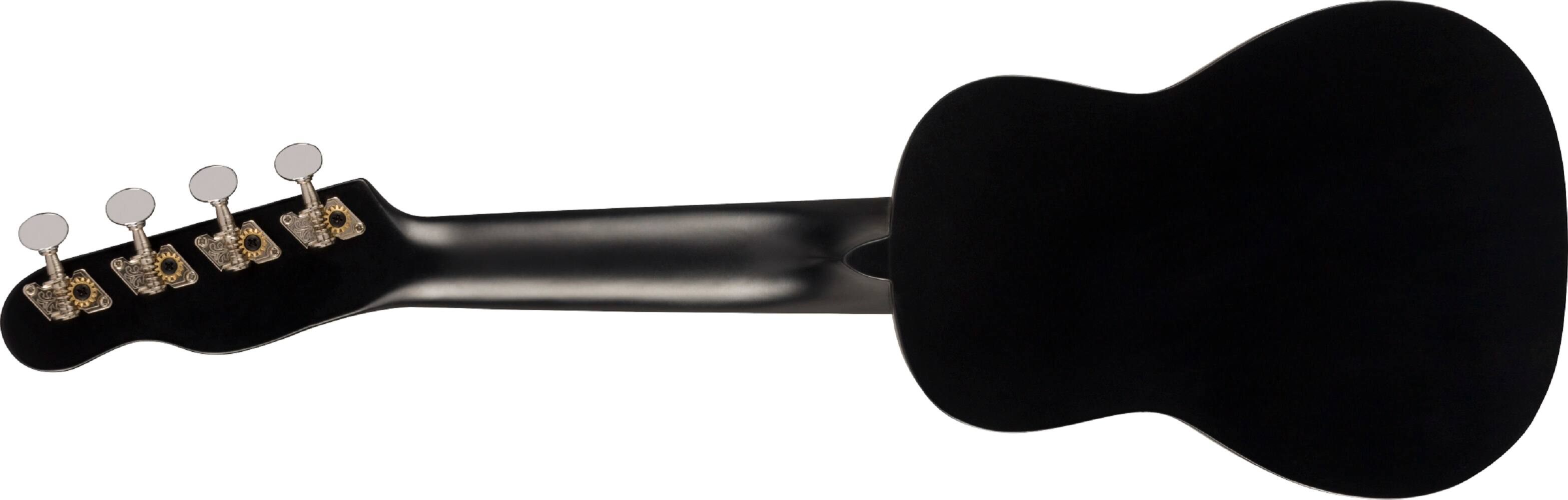 Alt View 11. Fender - Venice Soprano 4-String Ukulele - Black.