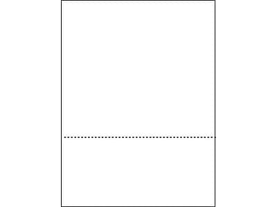 Alt View 1. Alliance - 8.5" x 11" Perforated Specialty Paper, 20 lbs., 92 Brightness, 500 Sheets/Ream - White.