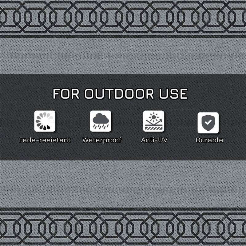 FOR OUTDOOR USE
Fade-resistant
Waterproof
Anti-UV
Durable