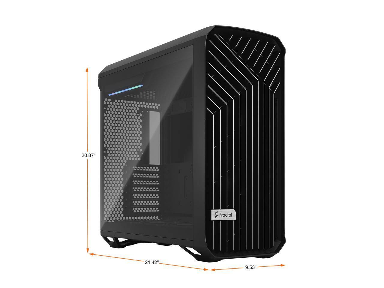 Fractal Design Torrent Black E ATX Tempered Glass Window High