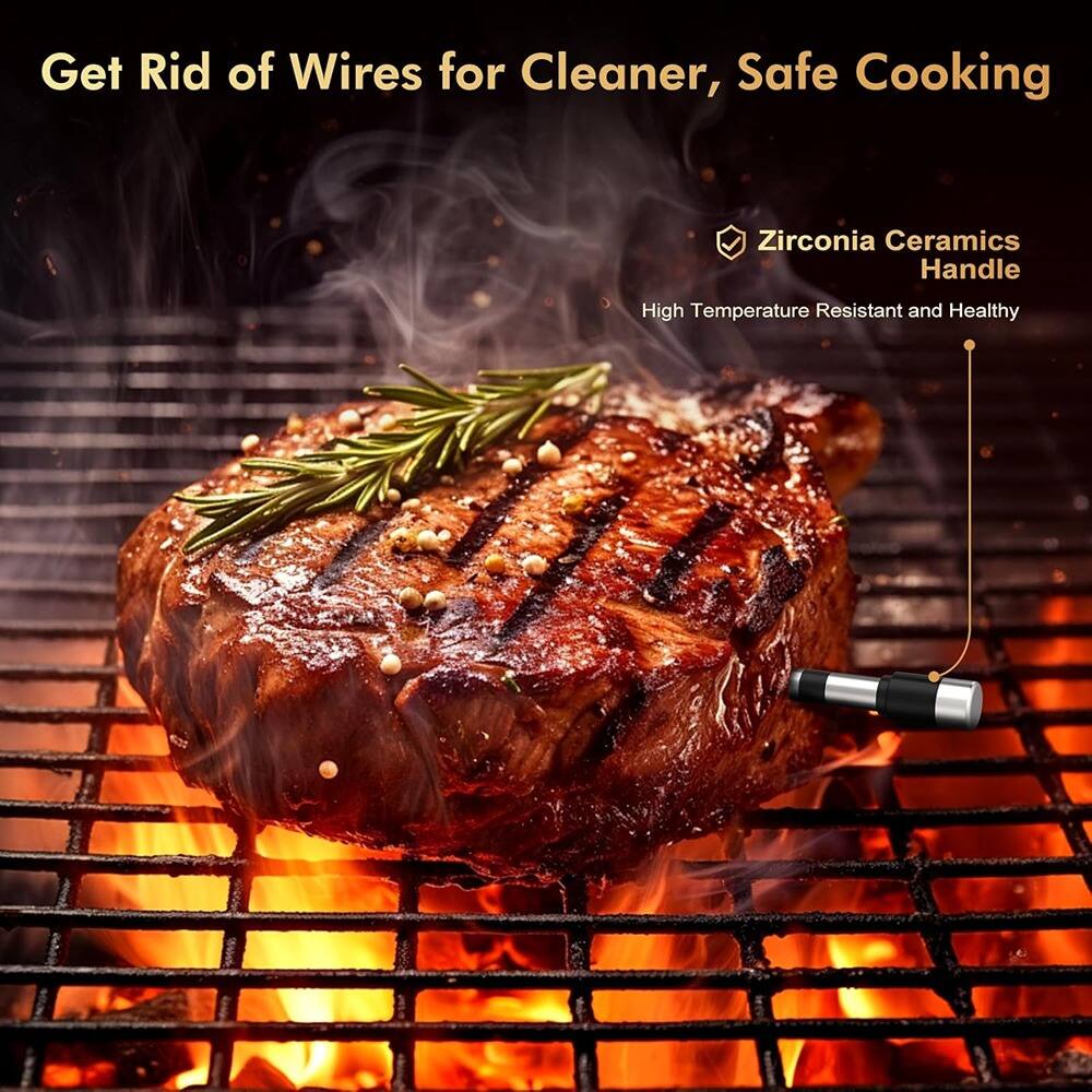 Get Rid of Wires for Cleaner, Safe Cooking

Zirconia Ceramics Handle

High Temperature Resistant and Healthy