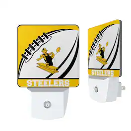 Keyscaper - Pittsburgh Steelers Passtime Design Nightlight 2-Pack - Multicolor