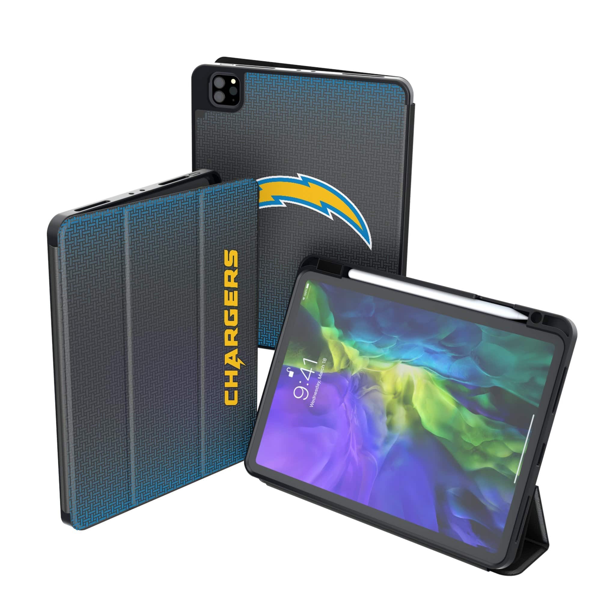 Keyscaper - Los Angeles Chargers iPad Case - Black