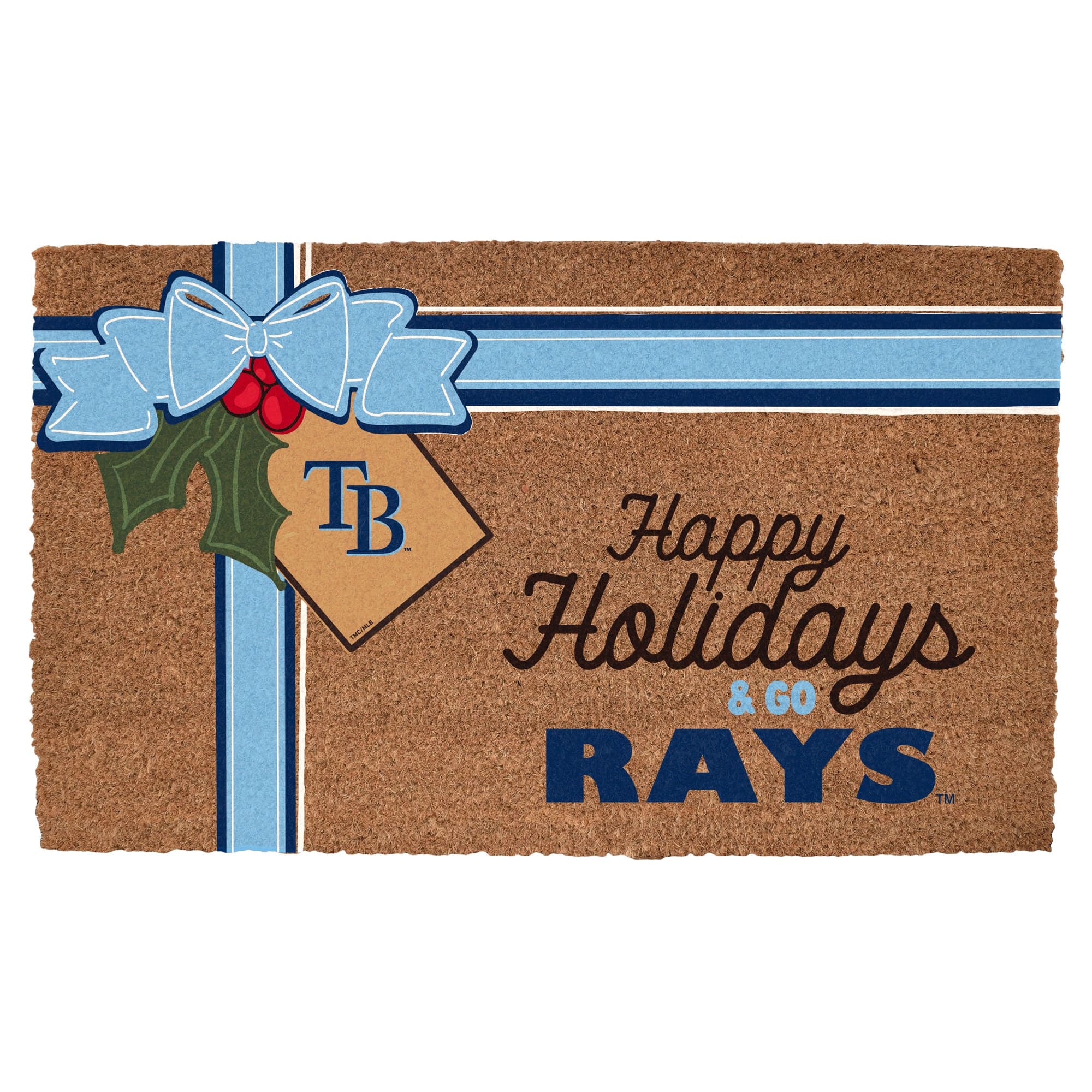 "The Memory Company - Tampa Bay Rays 20"" x 30"" Holiday Gift Wrap Coir Door Mat - Multicolor" price history on PriceWatchPro