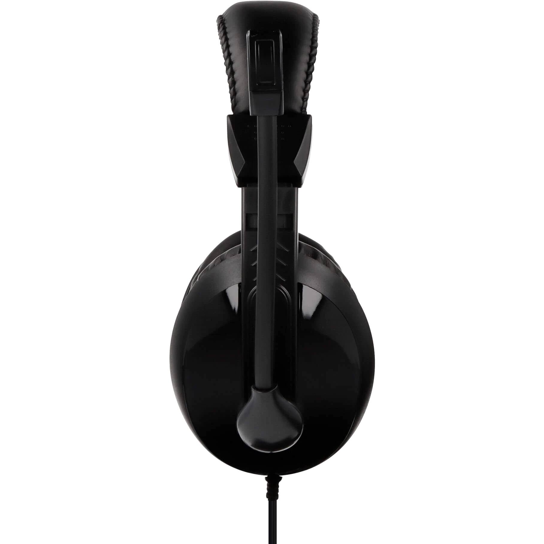 Alt View 2. Visiontek - VisionTek VTK-SH20 Stereo Headset with Adjustable Boom Mic - Stereo - Mini-phone (3.5mm) - Wired - 32 Ohm - 20 Hz to 20 - Unknown.