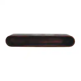 Artisan Furniture - Solid Wood Arc Shadow Wall-Mounted Media Console - Brown