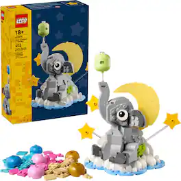 LEGO - Baby Elephant in the Sky Building Set 40814