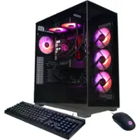 CyberPowerPC - Gamer Supreme Gaming Desktop - AMD Ryzen 7 9700X - 32GB Memory - NVIDIA GeForce RTX 4070 SUPER 12GB - 2TB SSD - Black - Front_Zoom