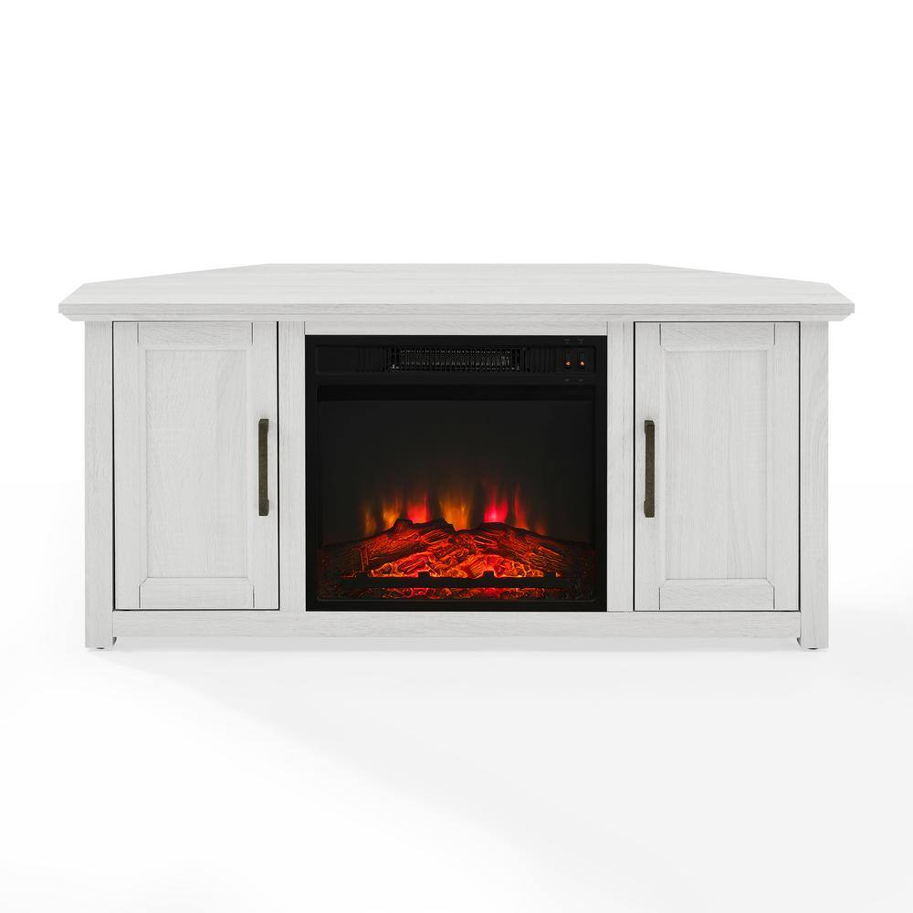 Alt View 2. Crosley Furniture - Camden Corner Fireplace Tv Stand For 50+ Inch Tv - White.