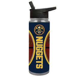 Great American Products - Denver Nuggets 24oz. Jr. Thirst Game Ball Hydration Bottle - Brown