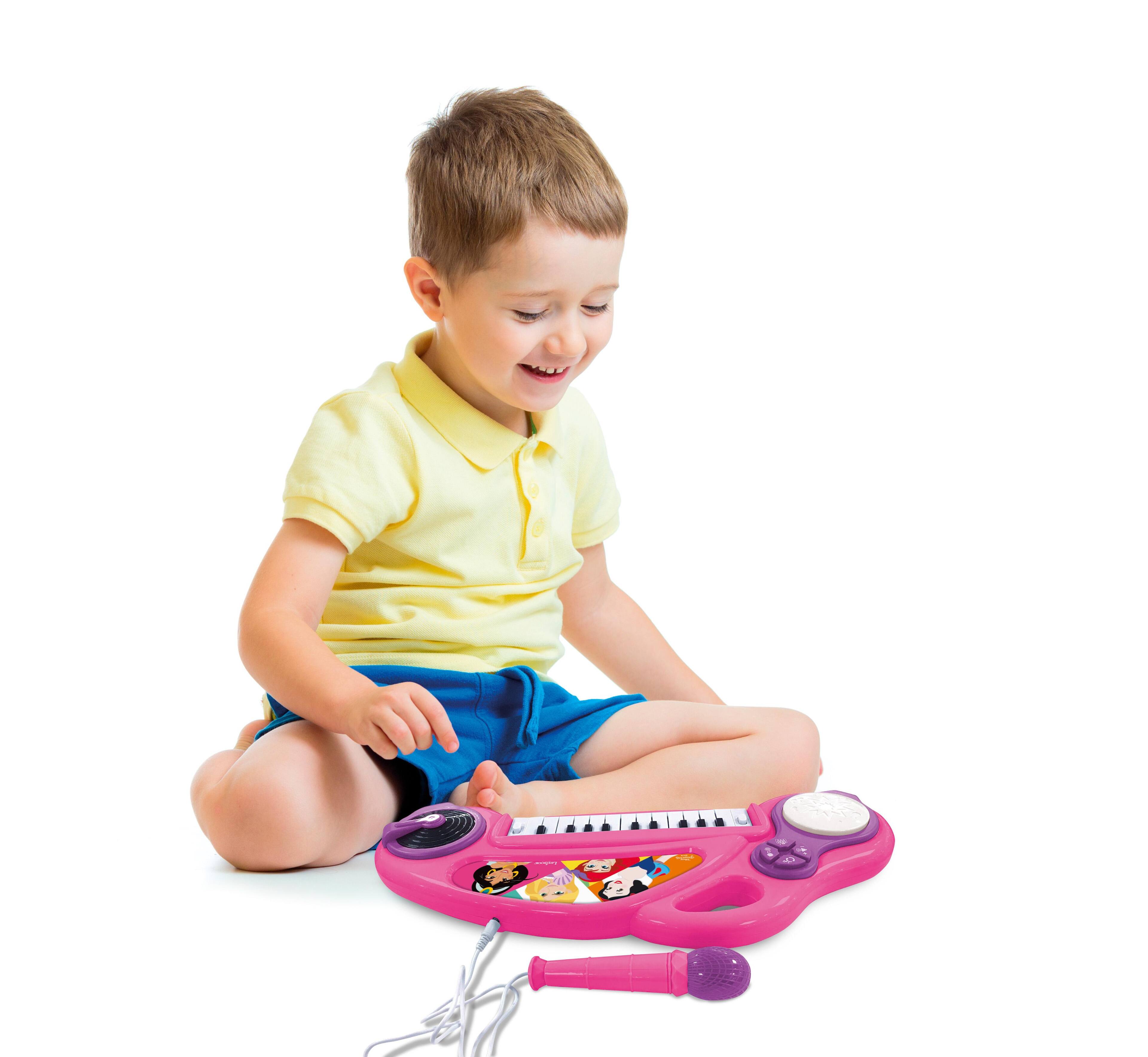 Alt View 4. Lexibook - Disney Princess Fun Electronic Keyboard with Lights.