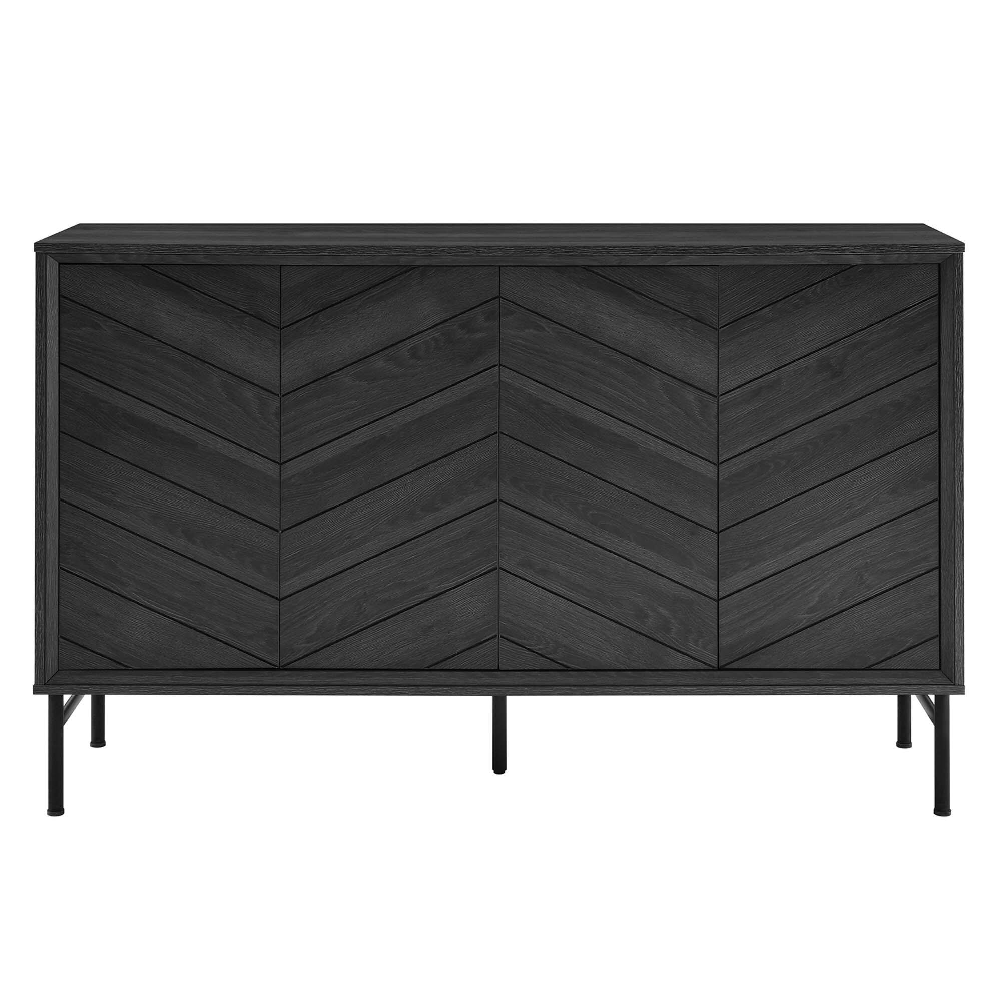 Alt View 6. Modway - Harper Chevron Sideboard by Modway - Black.