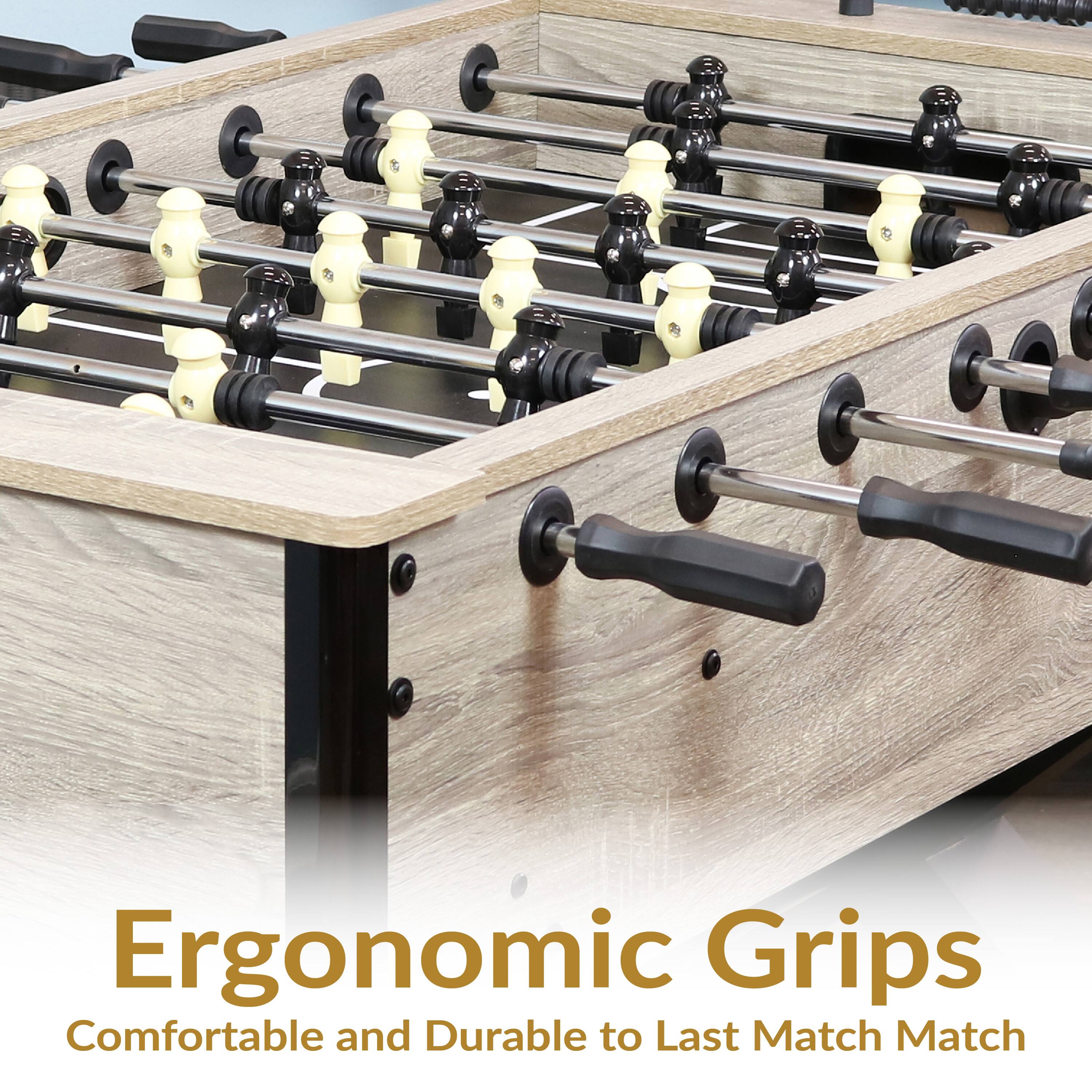 Ergonomic Grips  
Comfortable and Durable to Last Match