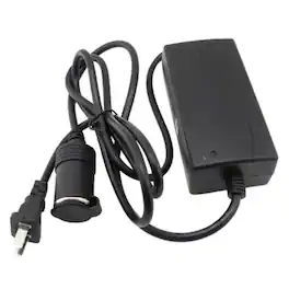 Stock Preferred - 60W Power Inverter 110V AC to 12V DC Converter Car Cigarette Lighter Adapter - Black