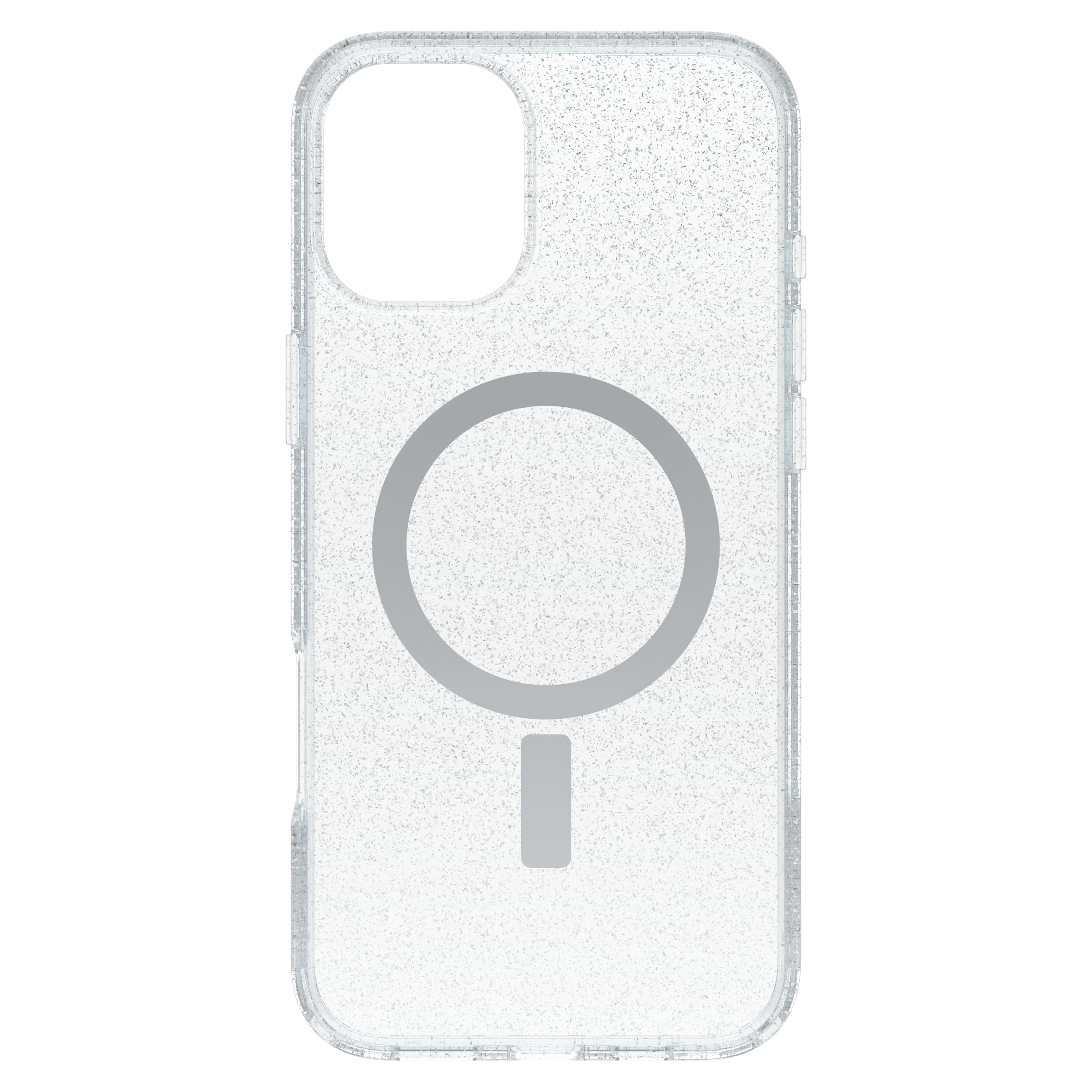 Angle. OtterBox - Symmetry Series Hard Shell for MagSafe for Apple iPhone 16 Plus - Stardust 3.0.